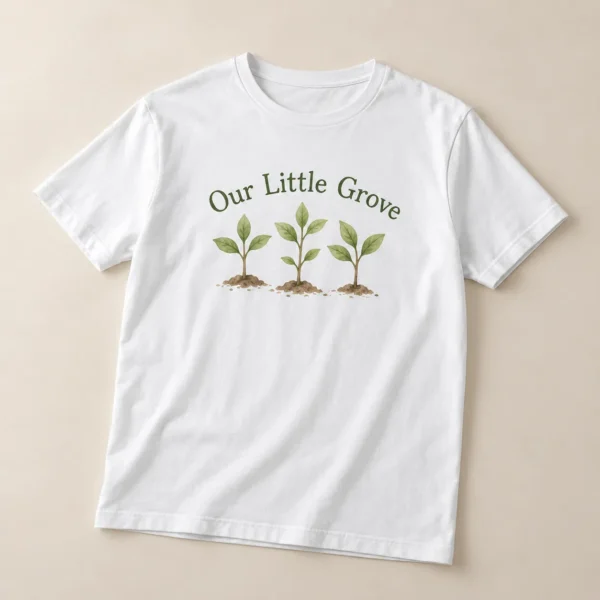 Our Little Grove Graphic T-Shirt — main design mockup