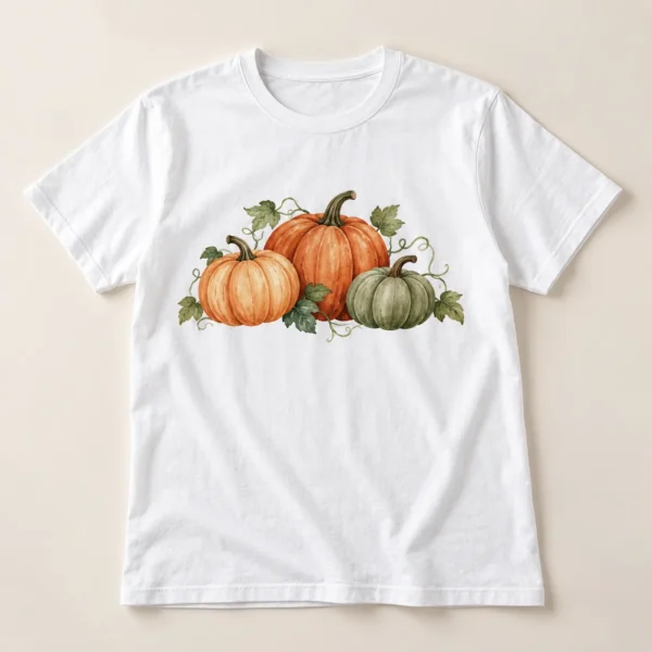 Pumpkin Walk Graphic T-Shirt — main design mockup