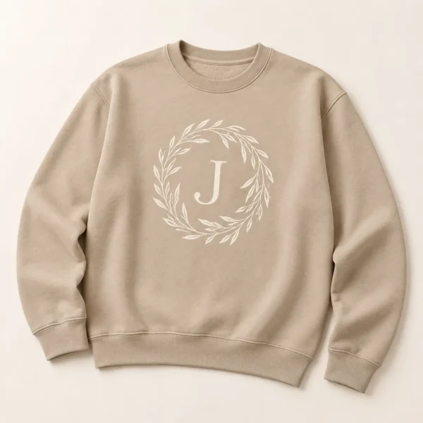 Willow Circle Crewneck Sweatshirt — main design mockup