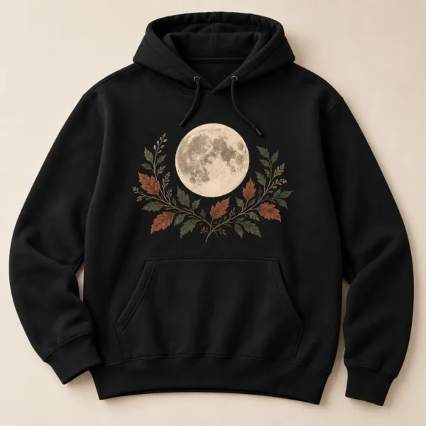 Harvest Moon Pullover Hoodie — main design mockup